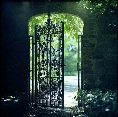 Old Gate Leading to Garden